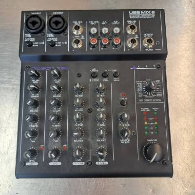 ART USB MIX 6 6CHミキサー USBオーディオインターフェイス
